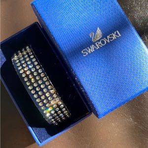 Swarovski Crystal Bangle Bracelet Vintage